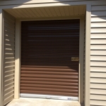 Custom recessed opening for roll up door